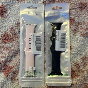Pink and Black Series 10 Watch Band bundle